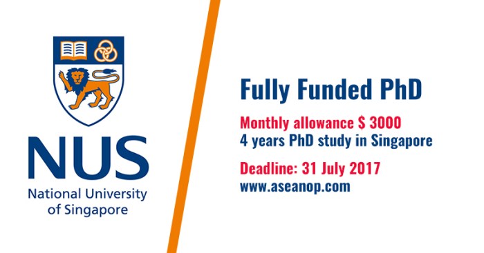 Undergraduate scholarship asean nanyang technological