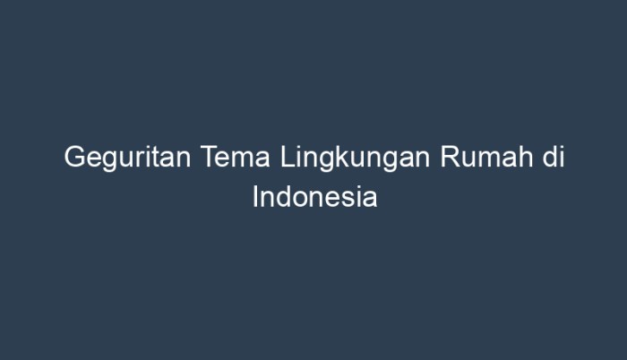 Contoh geguritan gagrak anyar tema lingkungan