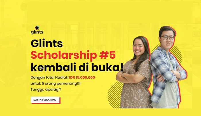 Beasiswa diploma dan s1 dari glints