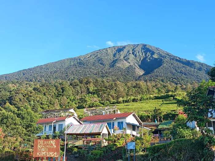 Sejarah gunung dempo