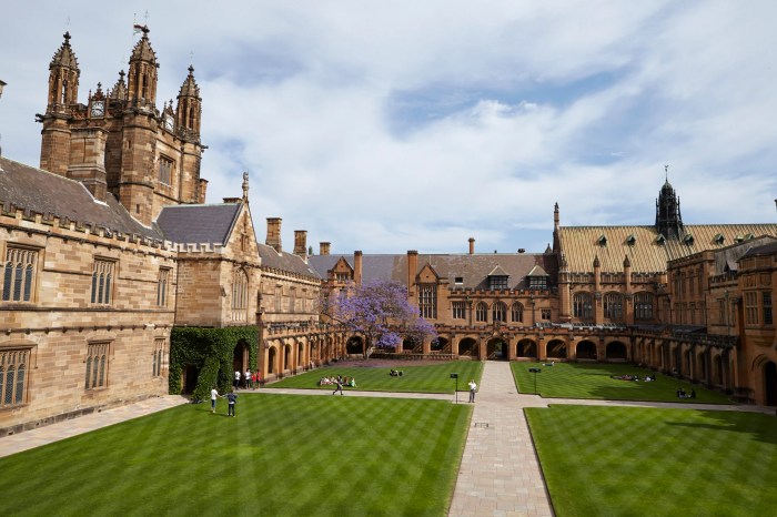 Sydney university campus world life