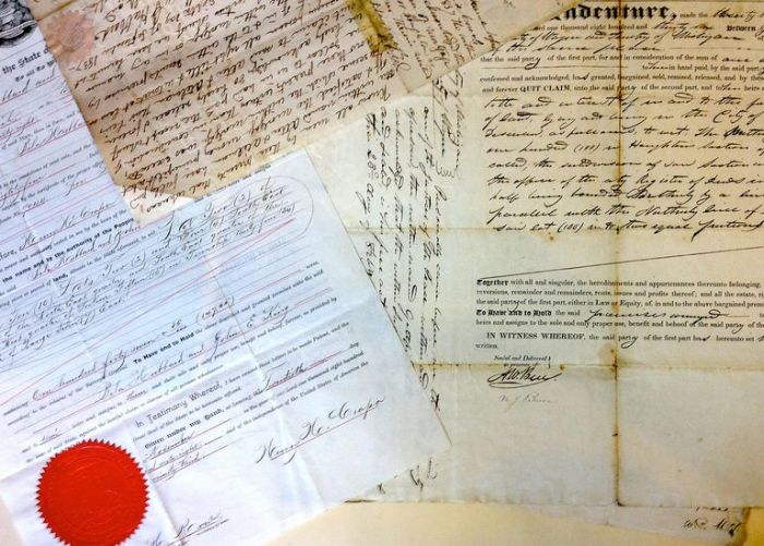 Historical documents document detroit burton land library collection public analyzing