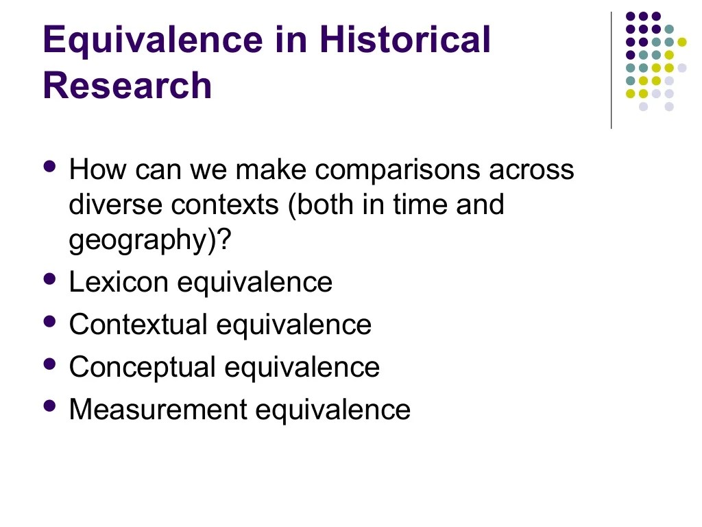 Comparative methodology