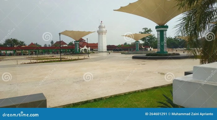 Banten kesultanan peninggalan agung masjid sejarah