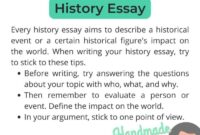 Essay sejarah