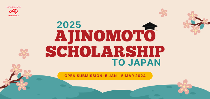 Beasiswa penuh s2 di tokyo university dari ajinomoto