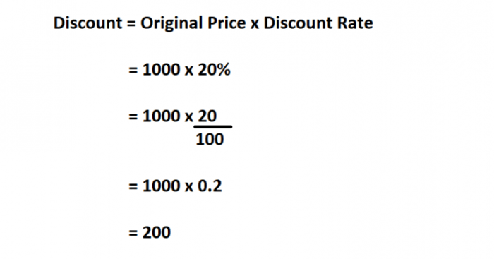 Cara hitung diskon 10 persen