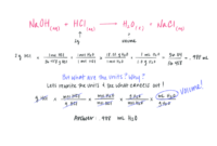 Stoichiometry problems solution