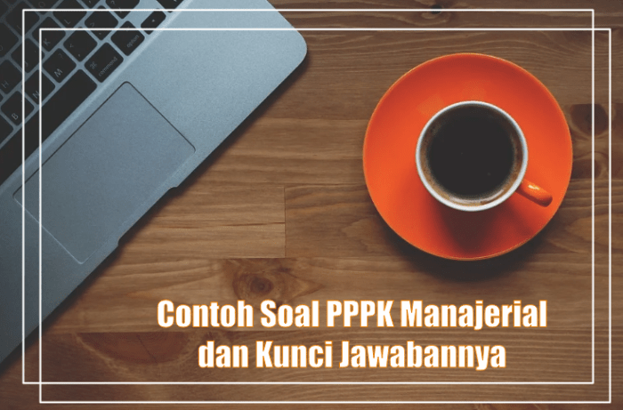 Contoh soal manajerial pppk guru