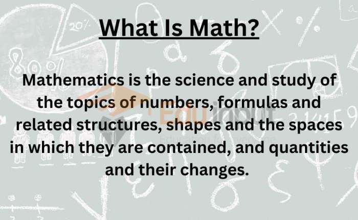 Definisi matematika menurut para ahli