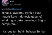 No comment artinya bahasa indonesianya