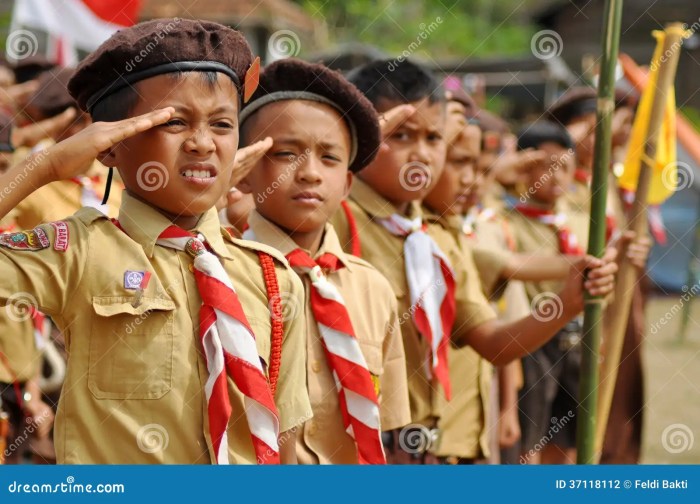 Pramuka scouts indonesia girl young sulawesi empowering jamboree national technology through people north