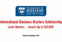 Beasiswa s2 di university of auckland new zealand