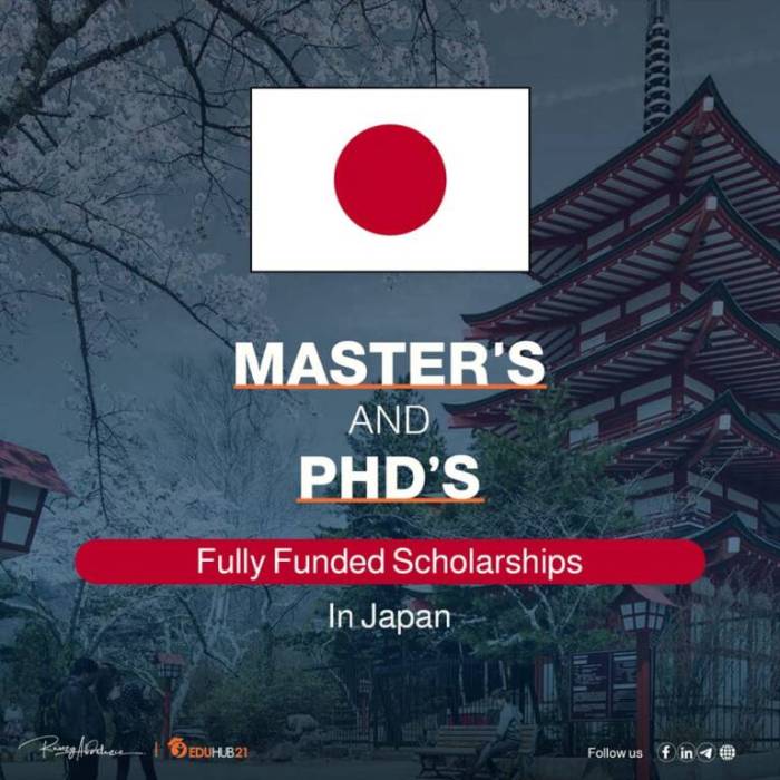 Government japanese scholarship positions