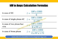 Cara menghitung kwh dari ampere