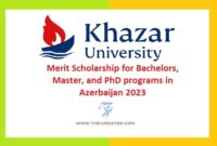 Khazar university merit scholarship s2 1