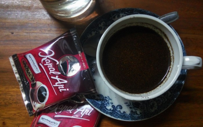 Sejarah kopi kapal api