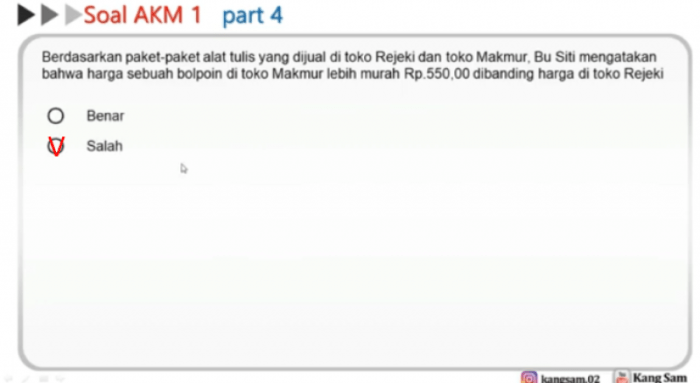 Soal akm matematika sma