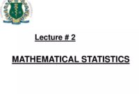 Statistika matematika kuliah