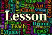 Lesson artinya dalam bahasa inggris