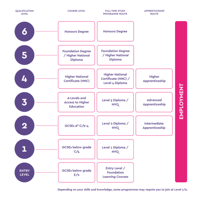 University levels requirements ucas entry