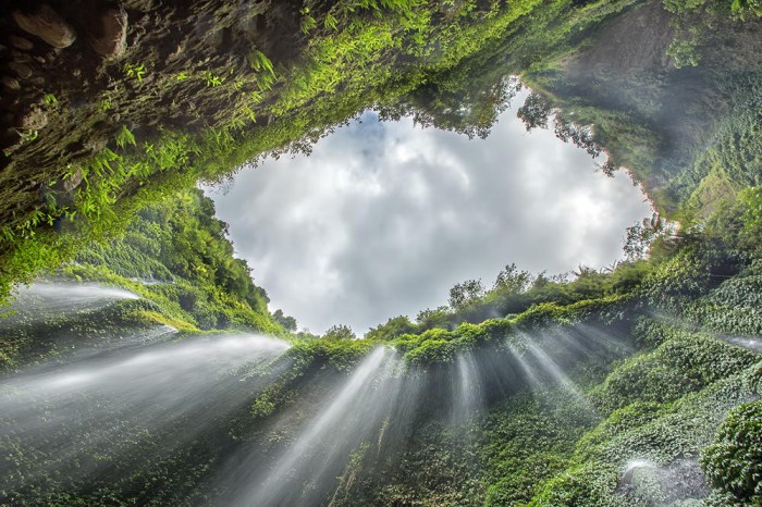 Madakaripura waterfall java indonesia