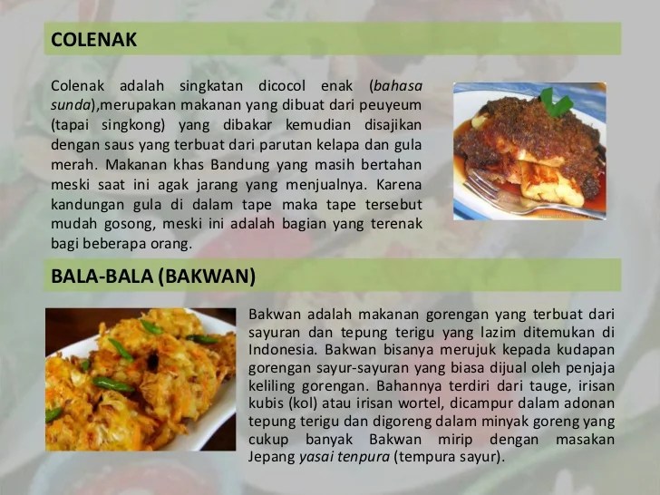 Contoh artikel bahasa sunda tentang makanan