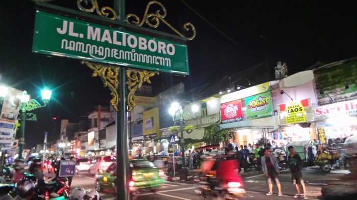 Deskripsi malioboro dalam bahasa inggris beserta artinya