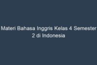 Bahasa inggris semester 4