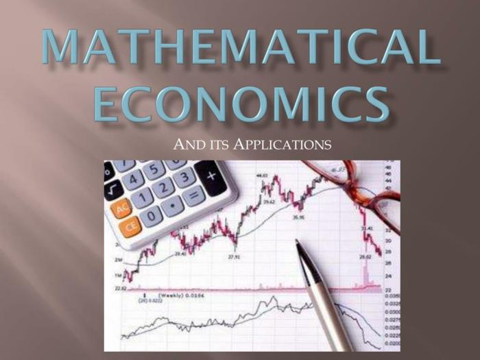 Matematika ekonomi adalah