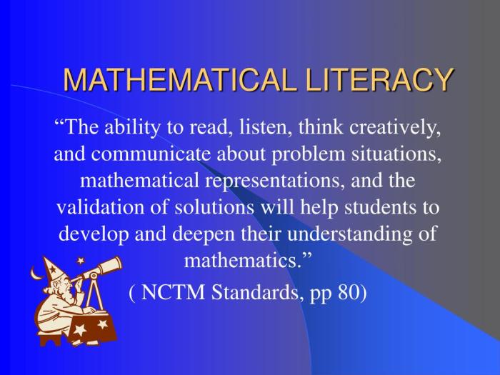 Contoh literasi matematika