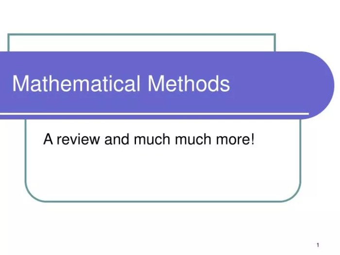 Metode matematika