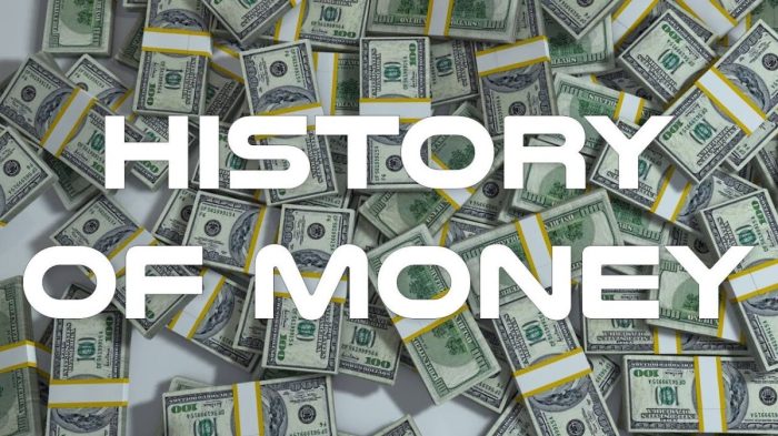 Money history evolution timeline