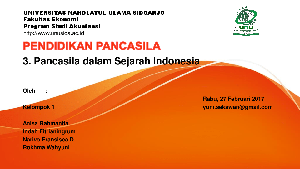 Pancasila dalam kajian sejarah bangsa indonesia pdf