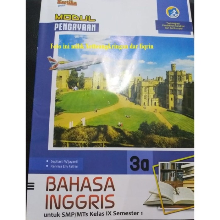 Materi kelas 9 bahasa inggris semester 1