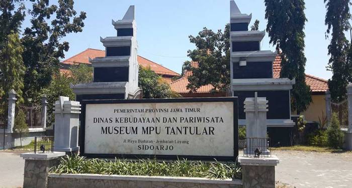 Benda bersejarah di museum mpu tantular