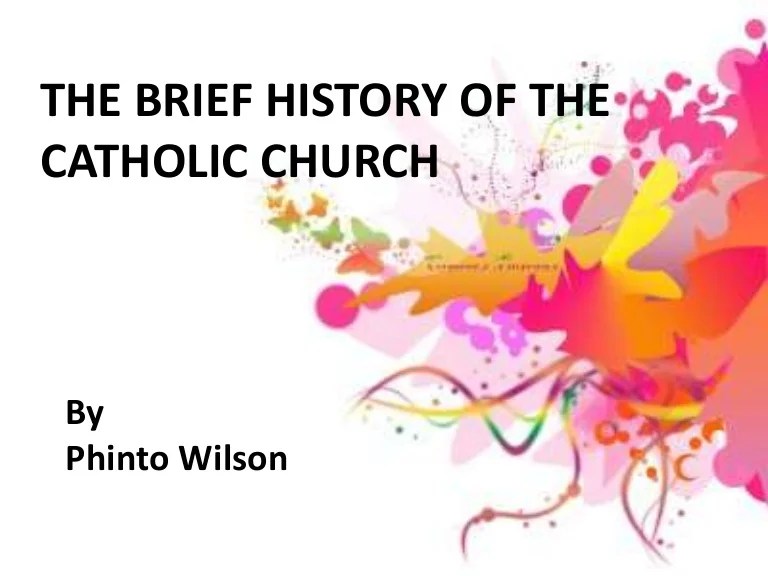 Catholic church history slideshare jesus upcoming founded