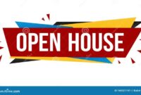 Contoh banner open open house dengan tema