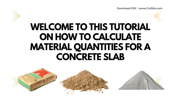 Slab calculation calculate yards cubic