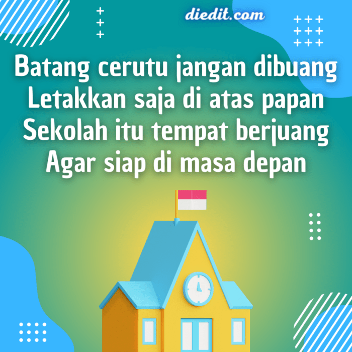 Contoh pantun tema pendidikan