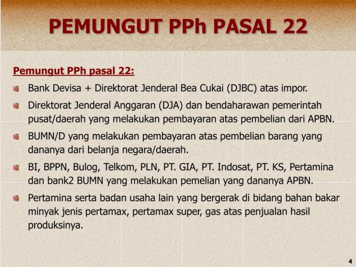 Cara hitung pph 22