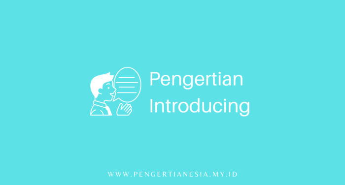 Introduction artinya dalam bahasa indonesia