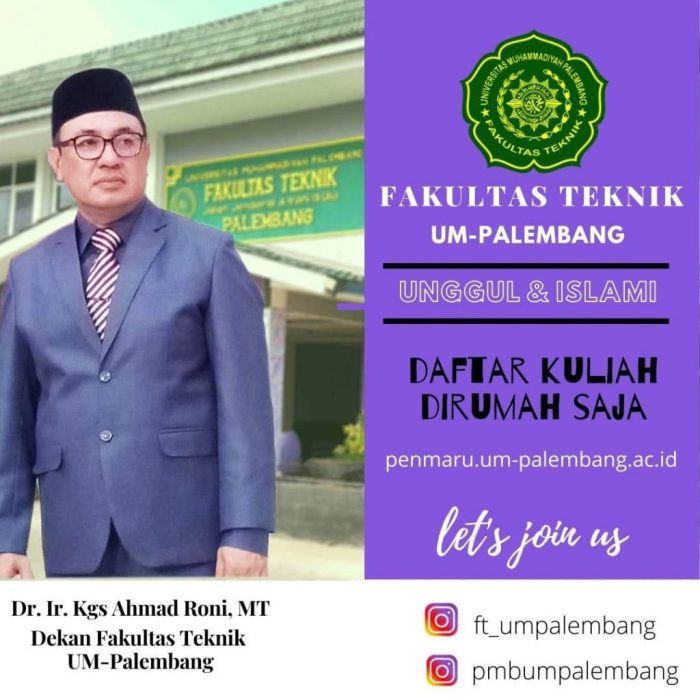 Pendaftaran online universitas muhammadiyah palembang