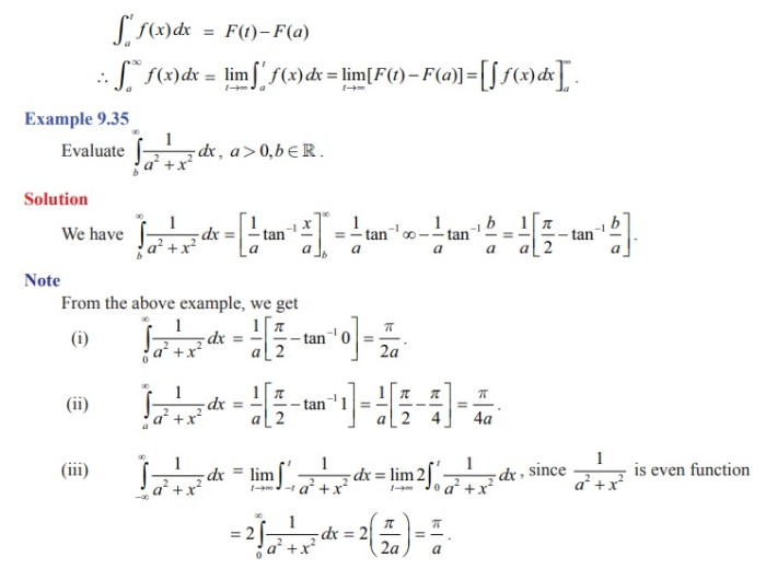 Contoh soal integral tak wajar