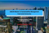 Asean master in sustainability management scholarship s2 1