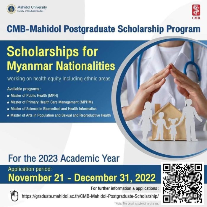 Mahidol postgraduate scholarship s3 2