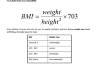 Calculate bmi measure calculator calc inches