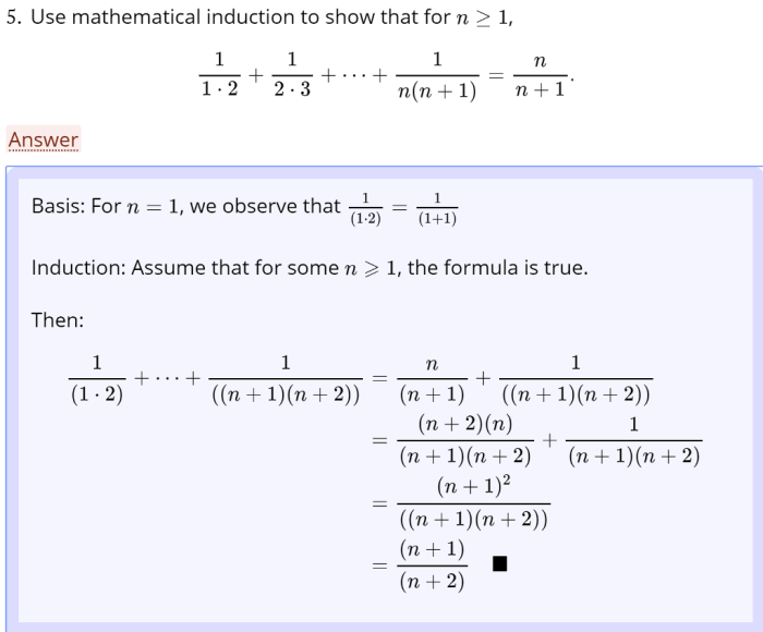 Soal pilihan ganda induksi matematika