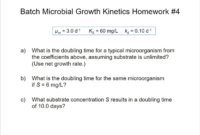 Contoh soal kinetika pertumbuhan mikroba
