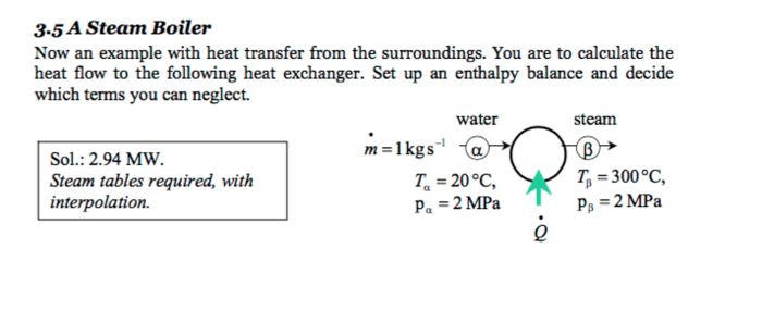 Steam flow calculation tips daniel re